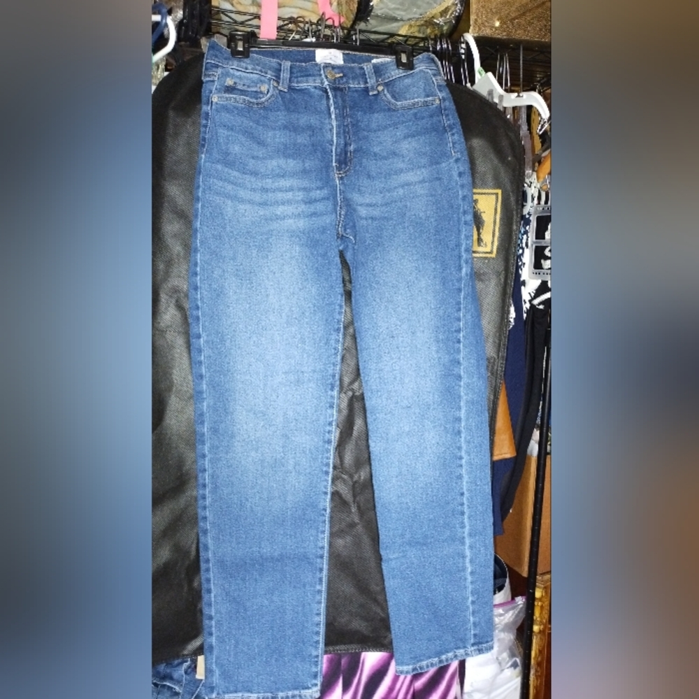 True Craft High-rise Straight Blue Jeans size 10